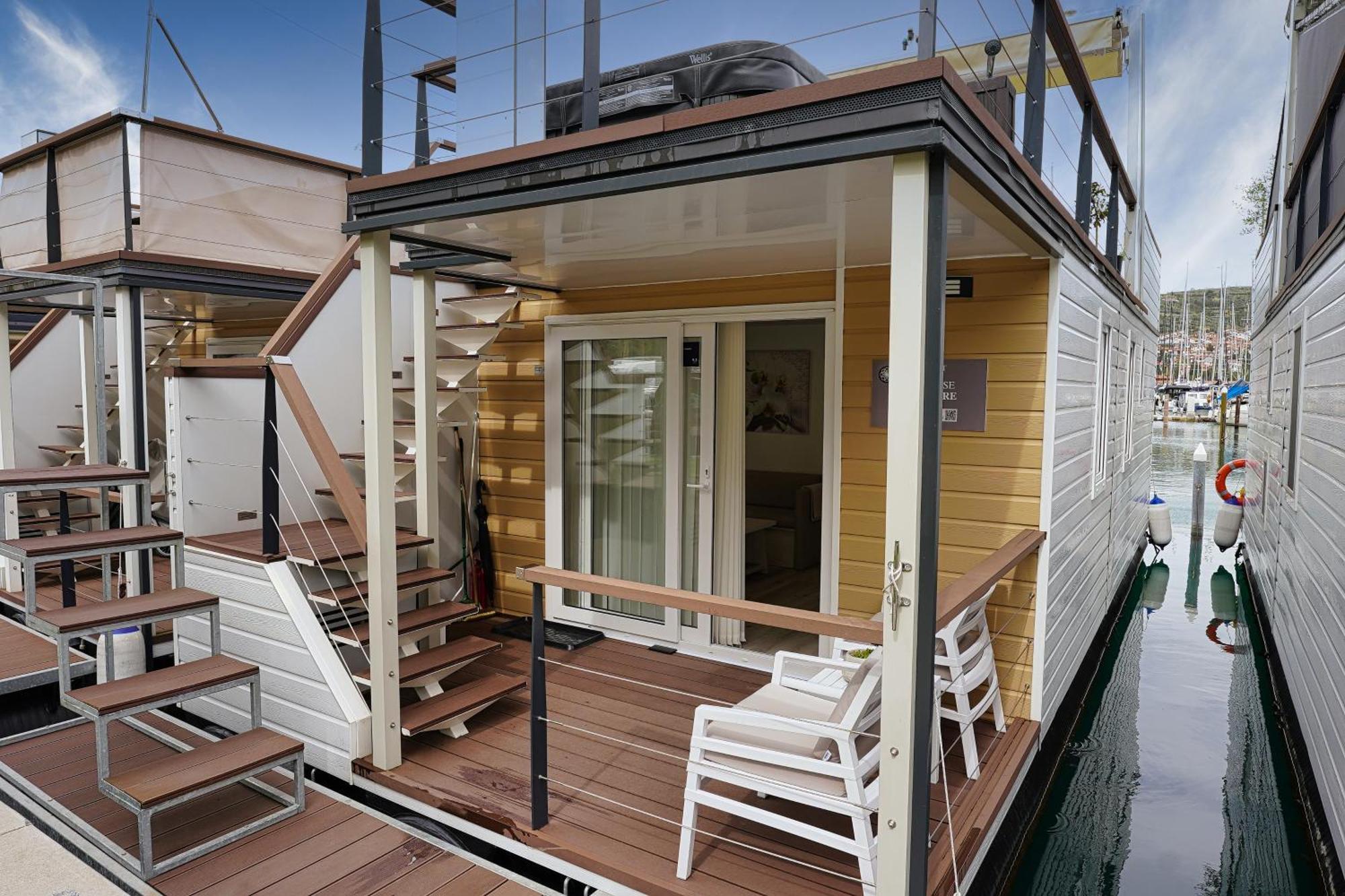Floating Sea House Miramare Villa Portoroz Ngoại thất bức ảnh